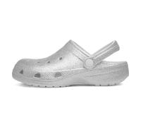 Shoe Zone - Girls Silver Glitter Slip On EVA Clog - Size 10 Child UK - Multicolour