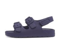 Shoe Zone - Kids Navy Double Buckle Easy Fasten EVA Sandal - Size 6 Child UK - Blue