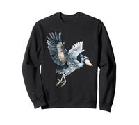 Shoebill African Bird Animal Stork Aztec Mayan Bird Lover Sweatshirt