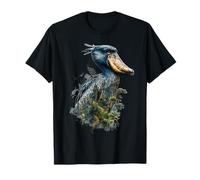 Shoebill African Bird Animal Stork Lover Aztec Mayan Bird T-Shirt