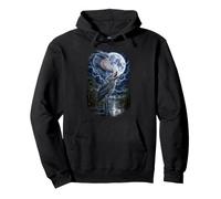 Shoebill Howling At The Moon African Bird Wildlife Pullover Hoodie