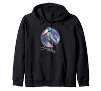 Shoebill Stork Bird Animal African Bird Aztec Mayan Bird Zip Hoodie