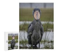 Shoebill Stork in The Rain Jigsaw Puzzle, 500 PCS, Relaxing Activity for Adults, Versatile Leisure for Adults Who Enjoy Jigsaws, at Home