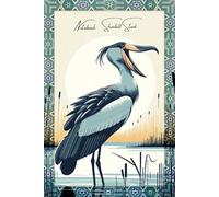 Shoebill Stork: Perfect bird shoebill notebook, composition, journal for bird species lovers , blank lined, 120 pages