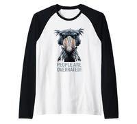 Shoebill Storks Raglan Baseball Tee