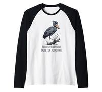 Shoebill Storks Raglan Baseball Tee