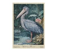 Shoebill William Morris Botanical Jigsaw Puzzle for Adults, 300 Piece