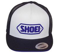 Shoei Helmets Trucker Motorcycle Motorbike Cap White (Blue Logo)