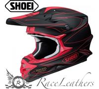 SHOEI VFXW HECTIC TC1 MATT RED MX MOTOCROSS MOTORCYCLE DIRT BIKE HELMET