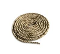 Shoelace Multi Color Two Toned Shoestring Colored Children's Sport Shoe Lace Round Rope Bootlace,33Yellow Brown Beige,100cm