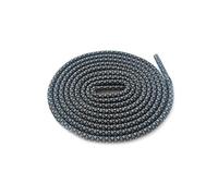 Shoelace Multi Color Two Toned Shoestring Colored Children's Sport Shoe Lace Round Rope Bootlace,46 Dark Grey Black,80cm