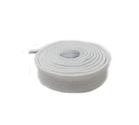 Shoelace Sneaker Colorful Athletic Flat Wide Shoess 1.8cm/0.7'' Fat Shoelaces for Lady Woman,131 White,150cm