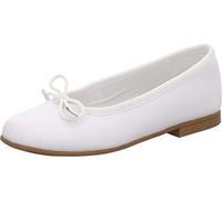 Shoeland Company F-4559-1 Girls' Ballet Flats, White, 38 EU