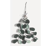 shoeless . Felt Mistletoe Branch Decoration - Felt, Rustic Twine - 29 x 22 cm in Green | Size: 31 cm x 21 cm shoeless . Green 31 cm x 21 cm