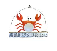 Shoeless Joe An Old Crab Lives Here Wooden Sign