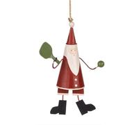 Shoeless Joe Santa Padel/Paddle/Pickleball Decoration, Hanging Ornament, Christmas Decoration