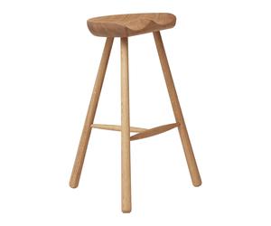 Shoemaker Chair No. 68. White-oiled Oak