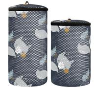 Shoes Bag For Washing Machine Sneaker Washing Machine 2 Pcs Mesh Laundry Bag For Shoes Shoe Washer Machine Bag Fox Forests Grey, Fox forests grey, One Size, Modern/Fitted