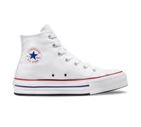 Converse / Children's Shoes (High-top Trainers) Chuck Taylor All Star EVA Lift Foundation Hi in White 6.5