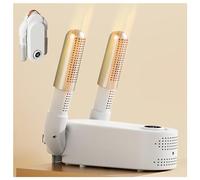 Shoes Dryer Portable, Boot Drier with Heat Fan Portable Folding Design and Timer, Show Dryer Boot Dryers for Camping Travelling or Skiing