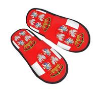 Shoes Flag Of The Polish Lithuanian Commonwealth Reusable Sliders Portable Cotton Slippers For Home Adult Winter M
