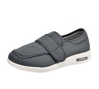 Shoes for Arthritis in The Feet Adjustable Breathable Air Cushion Non- Slip Walking Shoes Mens Wide Width Diabetic Shoes for Elderly Plantar Fasciitis Edema Swollen Feet,37