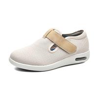 Shoes for Arthritis in The Feet Adjustable Breathable Air Cushion Non- Slip Walking Shoes Mens Wide Width Diabetic Shoes for Elderly Plantar Fasciitis Edema Swollen Feet,48