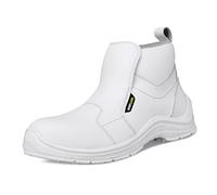 Shoes for Crews 75966-42/8 LUNGO81 Unisex Steel Toe Safety Boot, 8 UK, WHITE