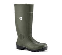Shoes for Crews BASTION - Waterproof PVC Safety Rubber Boot, S4, padded insoles, slip-resistant, breathable, 15.75 inches high - for women and men