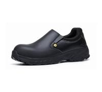 Shoes for Crews Brandon Unisex Black Composite Toe - Comfortable Safety Shoe with Composite Toe, Anti-Puncture, Non Metallic, Slip-Resistant, S3L FO SR ESD - for Men and Women