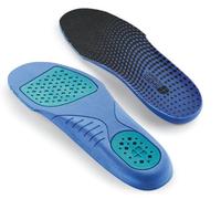 Shoes for Crews Comfort Insole with Gel - Comfortable Gel Insoles with Foot Padding, Shock Absorption and Arch Support for Running and Sports Shoes - for Men and Women