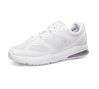 Shoes for Crews Men's Slip-Resistant Work Sneakers - Comfortable, Breathable & Water-Repellant - Ideal for Gastronomy Restaurant Catering Kitchen, Chef-Footwear, Waiter - Evolution II White