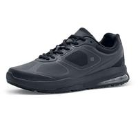Shoes for Crews Men's Evolution Trainers – Slip-Resistant, Water-Repellent – Black Size 45