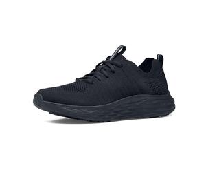 Shoes for Crews Men's Slip-Resistant Work Sneakers - Comfortable, Non-Slip Shoes - Ideal for Food Service, Healthcare & Hospitality - Everlight, Black, 10.5 UK