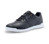 Shoes for Crews Men's Vegan Leather Slip-Resistant Work Sneakers - Comfortable, Water-Repellant, Non-Slip, Removable Insoles, Ideal for Restaurant Catering Kitchen, Chef-Footwear - Freestyle II