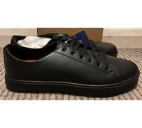 Shoes for Crews Unisex Slip-Resistant Work Sneakers - Comfortable, Lightweight, Water-Repellant & Non-Slip - Ideal for Gastronomy Restaurant Catering Kitchen, Chef-Footwear - Low Rider IV Black