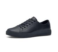 Shoes for Crews Old School Low-Rider IV, Shoes for Women and Men with Non Slip Outsole, Water Repellent and Lightweight Work Trainers Black