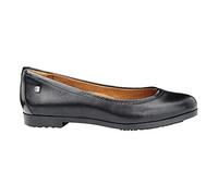 Shoes for Crews Reese Women Black - Comfortable Working Shoe, Padded Insole, Slip-Resistant Outsole, Classic Office Style, Leather, OB E SRC - for Women