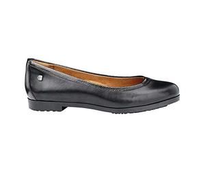 Shoes for Crews Reese Women Black - Comfortable Working Shoe, Padded Insole, Slip-Resistant Outsole, Classic Office Style, Leather, OB E SRC - for Women