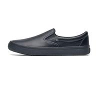 Shoes for Crews MERLIN - Comfortable leather slip on shoe, padded insole, slip-resistant outsole for everyday work - for men and women