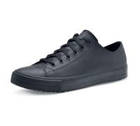 Shoes for Crews Delray, Shoes for Women and Men with Non Slip Outsole, Water Repellent and Lightweight Trainers Black