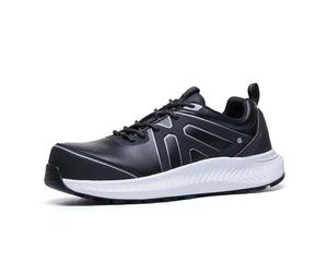 Shoes for Crews Work Shoes Colly Unisex Black Composite Toe - Slip-Resistant Work Shoe with Slip Protection and Toecap, Waterproof, S3L FO SR - for Men and Women