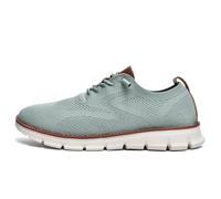 Shoes for Men Oxfords Lace Up Walking Comfortable Business Casual Shoes Urban Mesh Dress Sneakers(Light Green,13 UK)