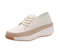 Shoes for Men UK Womens Sneakers Ladies High and Low Top Chunky Platform Wedge Trainers Walk Casual Daily Wear Comfy Shoes Size UK White