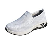 Shoes for Mens Womens Ladies Breathable Sneakers Minimalist Lightweight Comfortable Wedge Walking Tennis Travel Water Beach Spring Summer, Hiking Trekking White