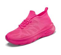Shoes for Mens Womens Trail Running Sneakers Zero Drop Sole Quick Drying Casual Dad Streetwear Flat Feet Plantar Fasciitis Fitness Outdoor Hot Pink