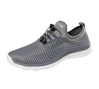 Shoes for Mens Womens Trainers Walking Minimalist Sneakers Lightweight Non Slip Tennis Breathable Running Summer Sport Outdoor Spring Hiking Trekking Dark Gray