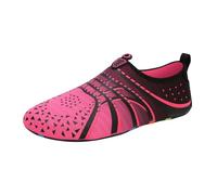 Shoes for Mens Womens Trainers Walking Synthetic Textile Lightweight Comfortable Wedge Breathable Running Sneakers Flat Feet Plantar Fasciitis Workout Casual Gym Hot Pink