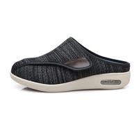 Shoes for Women Elderly Orthopedic Sneakers, Air Cushion Slip-On Walking Shoes for Swollen Feet Support, Lightweight Comfortable and Breathable Memory Foam（A5682）