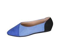 Shoes for Women Splice Colour Flats Pointed Toe Ballerina Ballet Flat Slip On Walking Shoes Casual Work Office Comfortable Flats